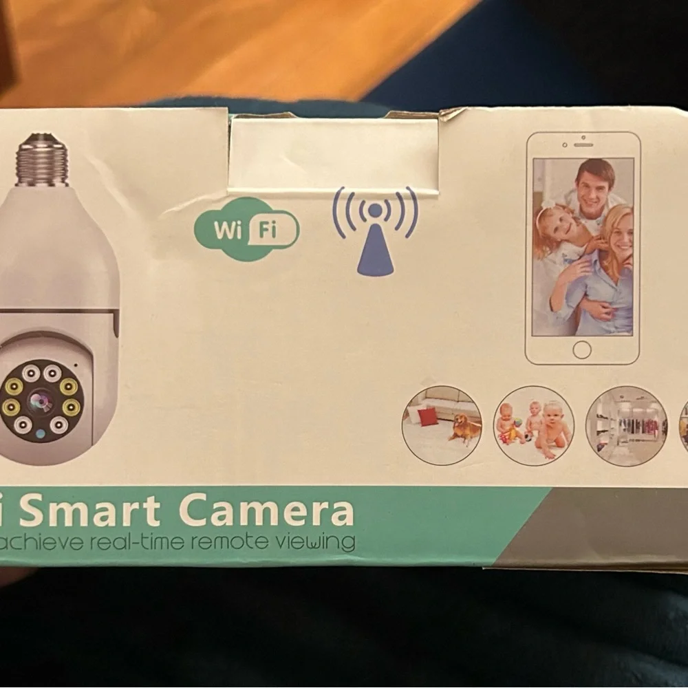 WiFi Smart Camera with Remote Viewing - White